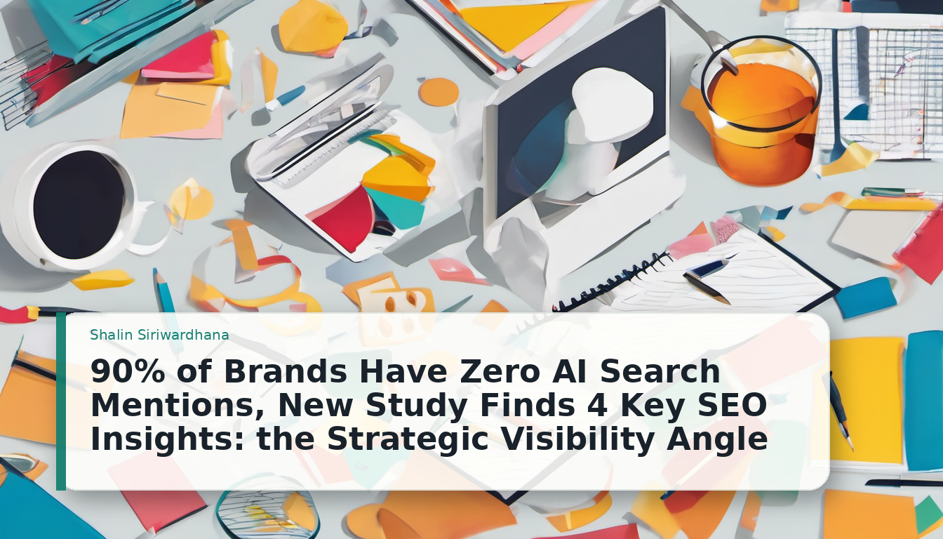 90% of Brands Have Zero AI Search Mentions, New Study Finds 4 Key SEO Insights: the Strategic Visibility Angle