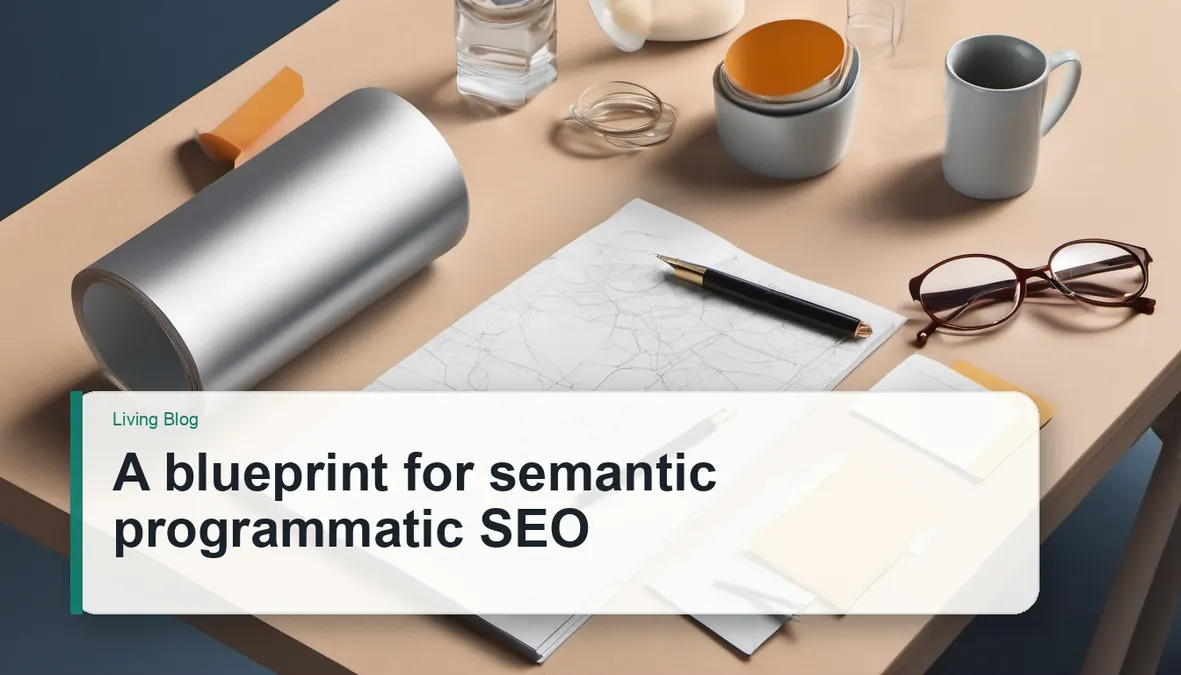 Building Programmatic SEO Around Meaning, Not Templates