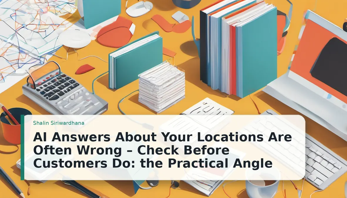 AI Answers About Your Locations Are Often Wrong – Check Before Customers Do: the Practical Angle