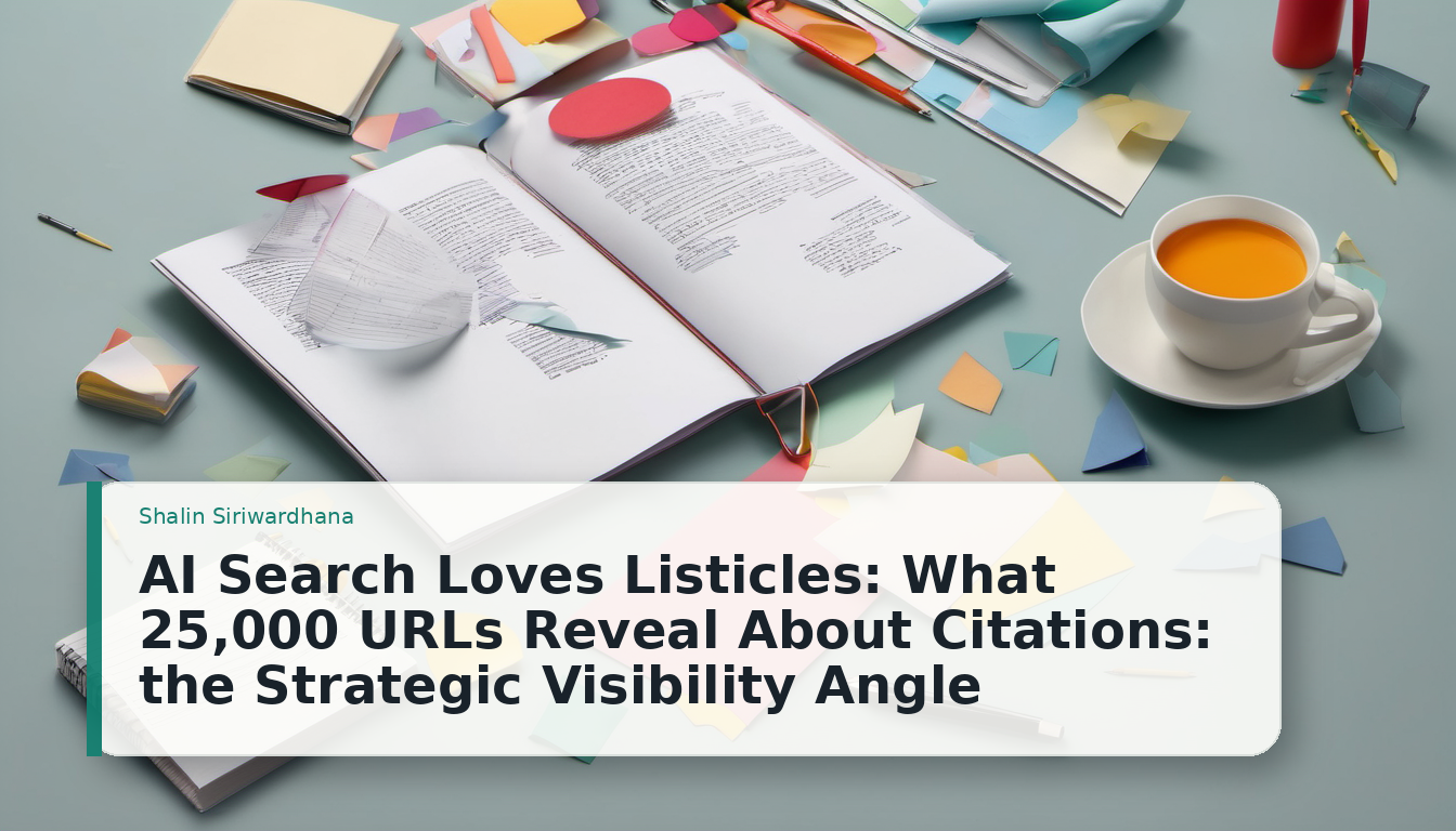 AI Search Loves Listicles: What 25,000 URLs Reveal About Citations: the Strategic Visibility Angle