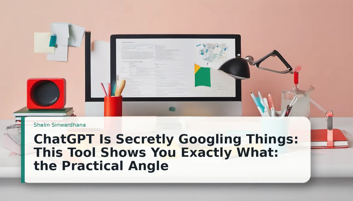 ChatGPT Is Secretly Googling Things: This Tool Shows You Exactly What: the Practical Angle