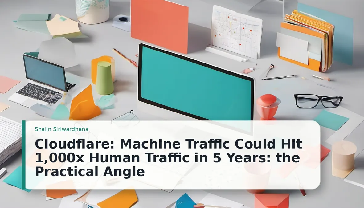 Cloudflare: Machine Traffic Could Hit 1,000x Human Traffic in 5 Years: the Practical Angle