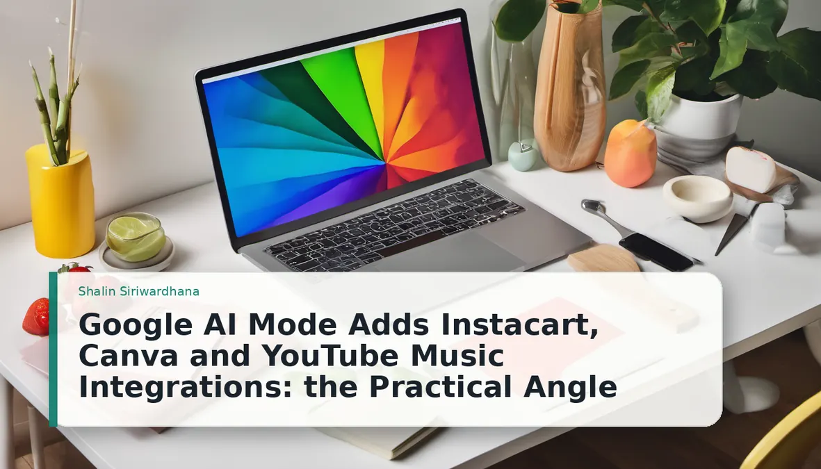Google AI Mode Adds Instacart, Canva and YouTube Music Integrations: the Practical Angle