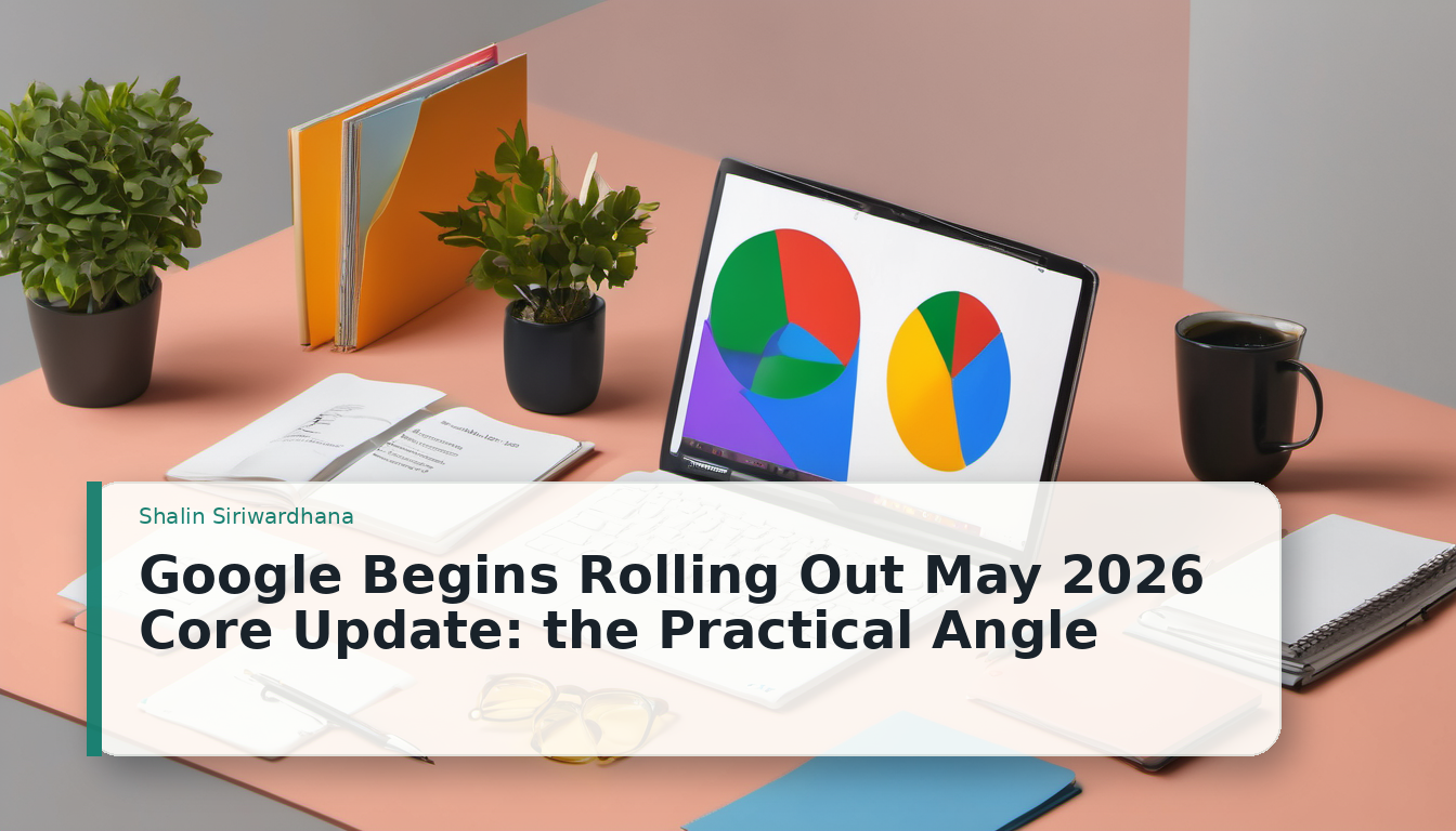 Google Begins Rolling Out May 2026 Core Update: the Practical Angle