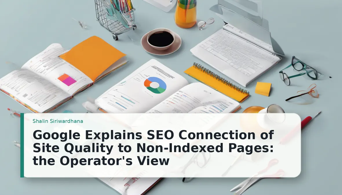 Google Explains SEO Connection of Site Quality to Non-Indexed Pages: the Operator's View