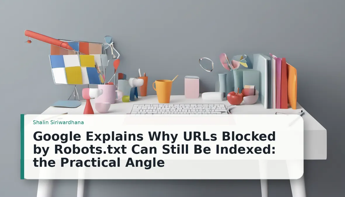 Google Explains Why URLs Blocked by Robots.txt Can Still Be Indexed: the Practical Angle
