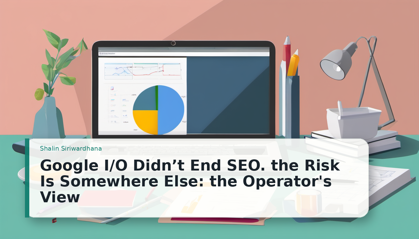 Google I/O Didn’t End SEO. the Risk Is Somewhere Else: the Operator's View