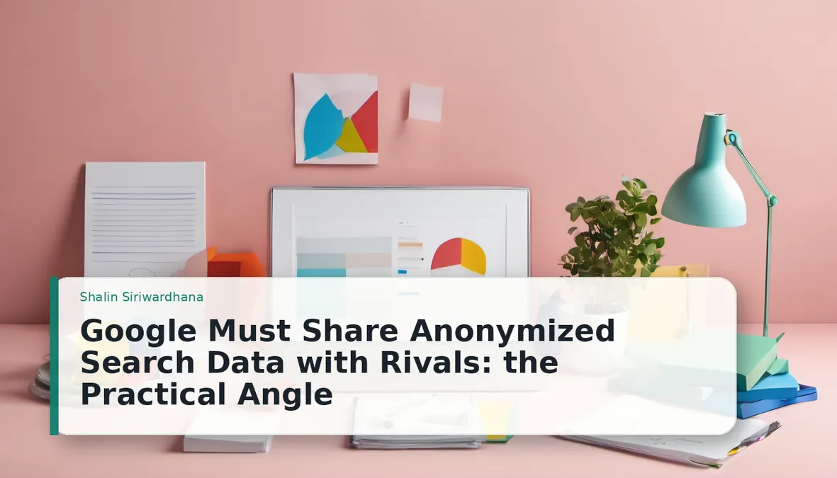 Google Must Share Anonymized Search Data with Rivals: the Practical Angle