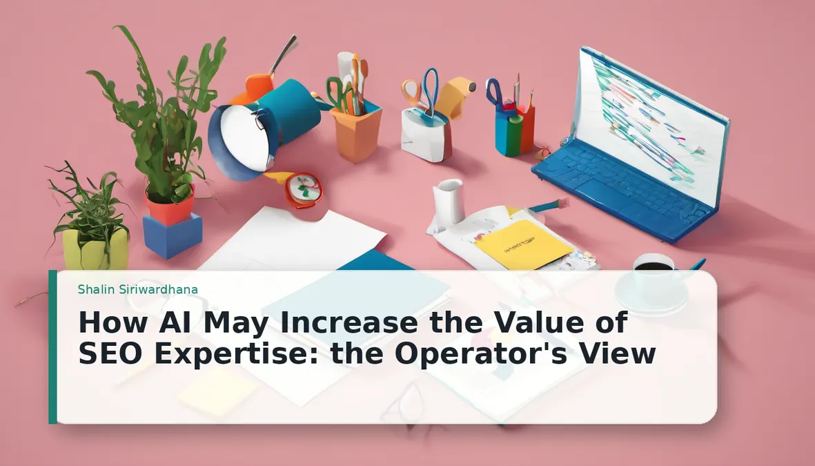 How AI May Increase the Value of SEO Expertise: the Operator's View