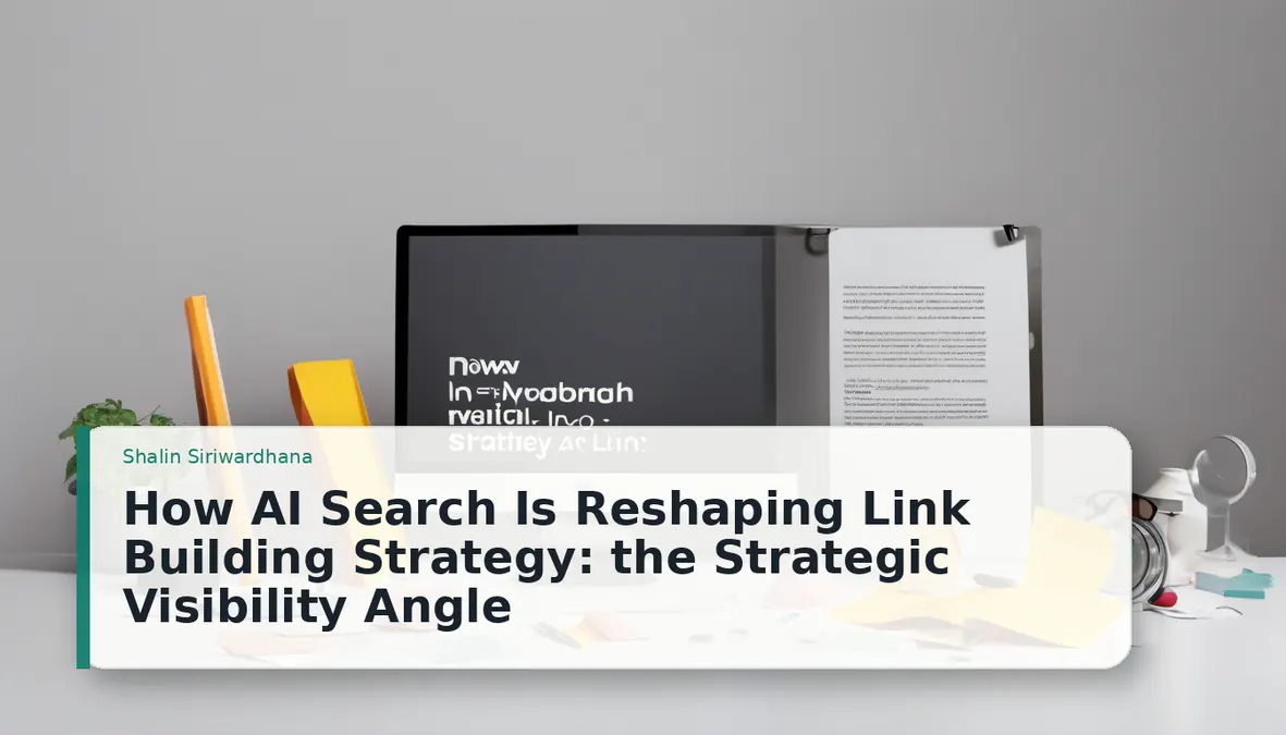 How AI Search Is Reshaping Link Building Strategy: the Strategic Visibility Angle