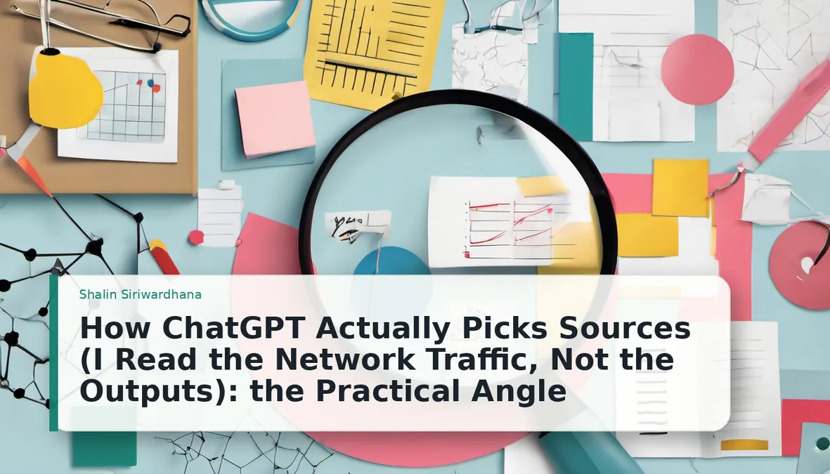 How ChatGPT Actually Picks Sources (I Read the Network Traffic, Not the Outputs): the Practical Angle