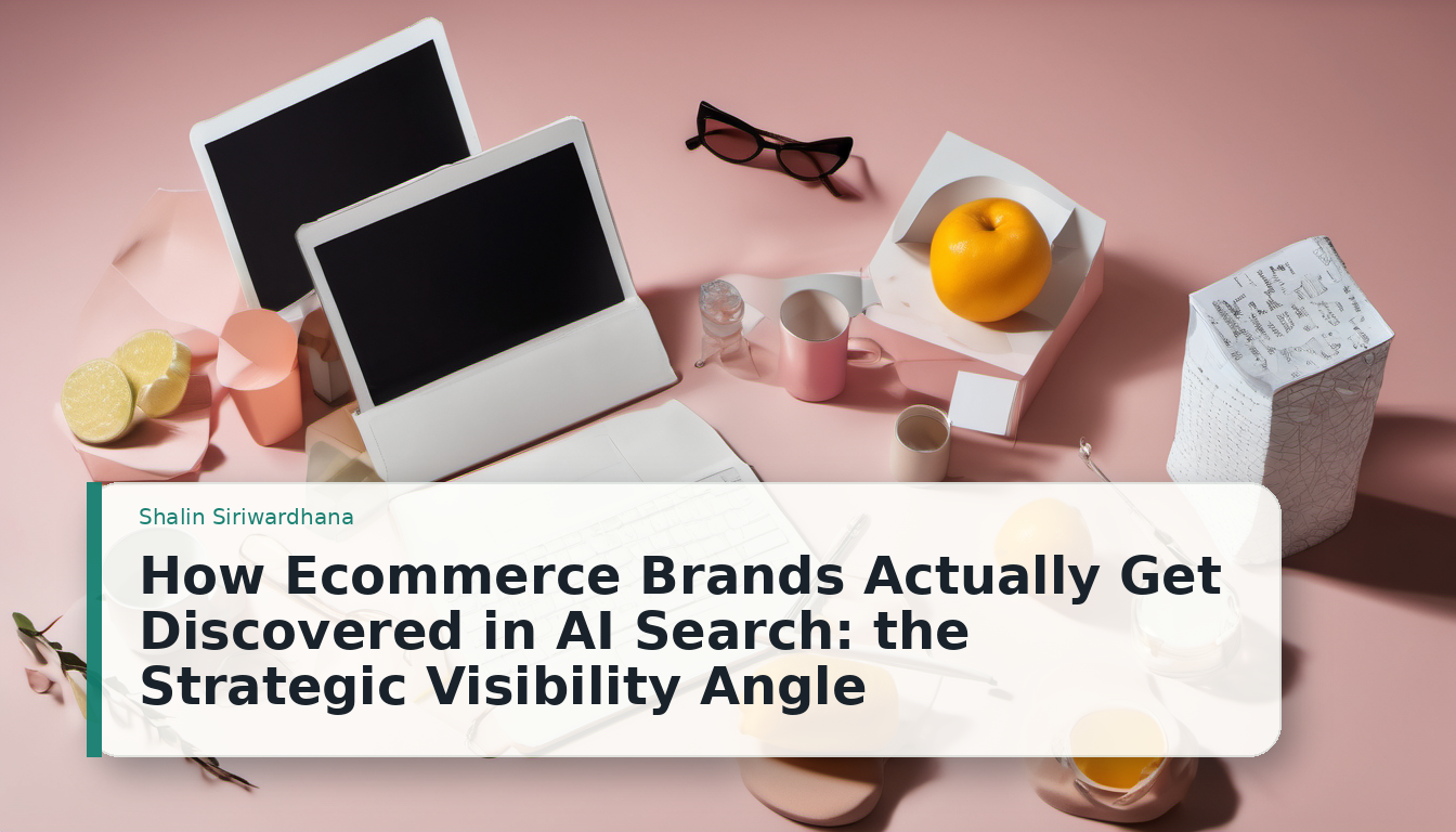 How Ecommerce Brands Actually Get Discovered in AI Search: the Strategic Visibility Angle
