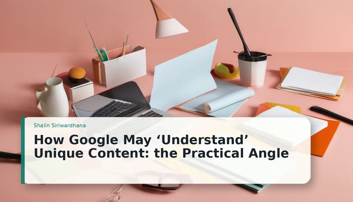 How Google May ‘Understand’ Unique Content: the Practical Angle