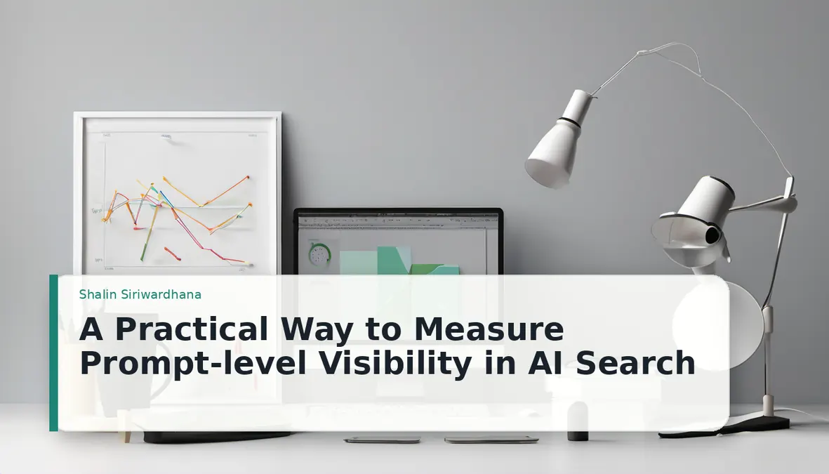 A Practical Way to Measure Prompt-level Visibility in AI Search