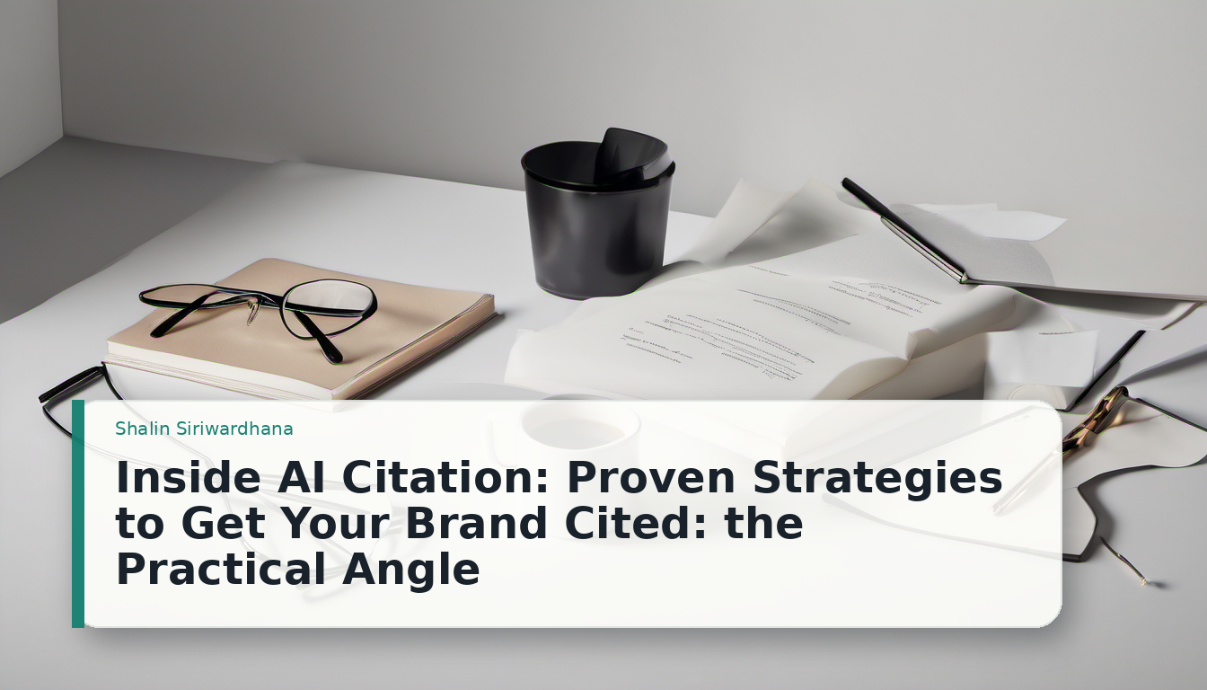 Inside AI Citation: Proven Strategies to Get Your Brand Cited: the Practical Angle