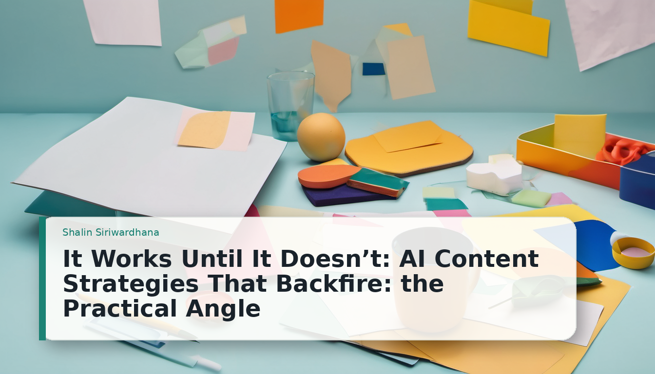 It Works Until It Doesn’t: AI Content Strategies That Backfire: the Practical Angle
