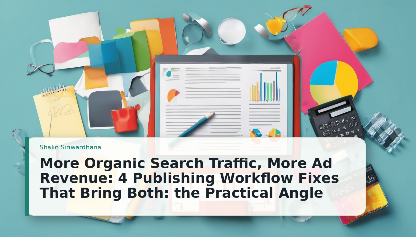 More Organic Search Traffic, More Ad Revenue: 4 Publishing Workflow Fixes That Bring Both: the Practical Angle