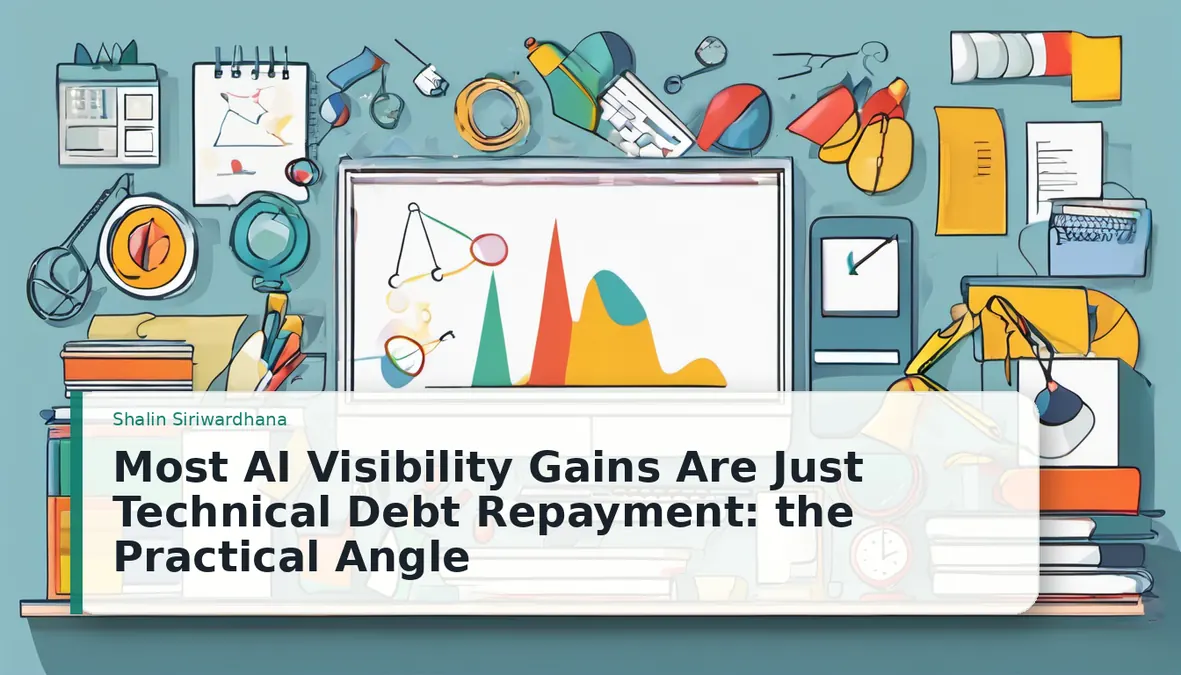 Most AI Visibility Gains Are Just Technical Debt Repayment: the Practical Angle