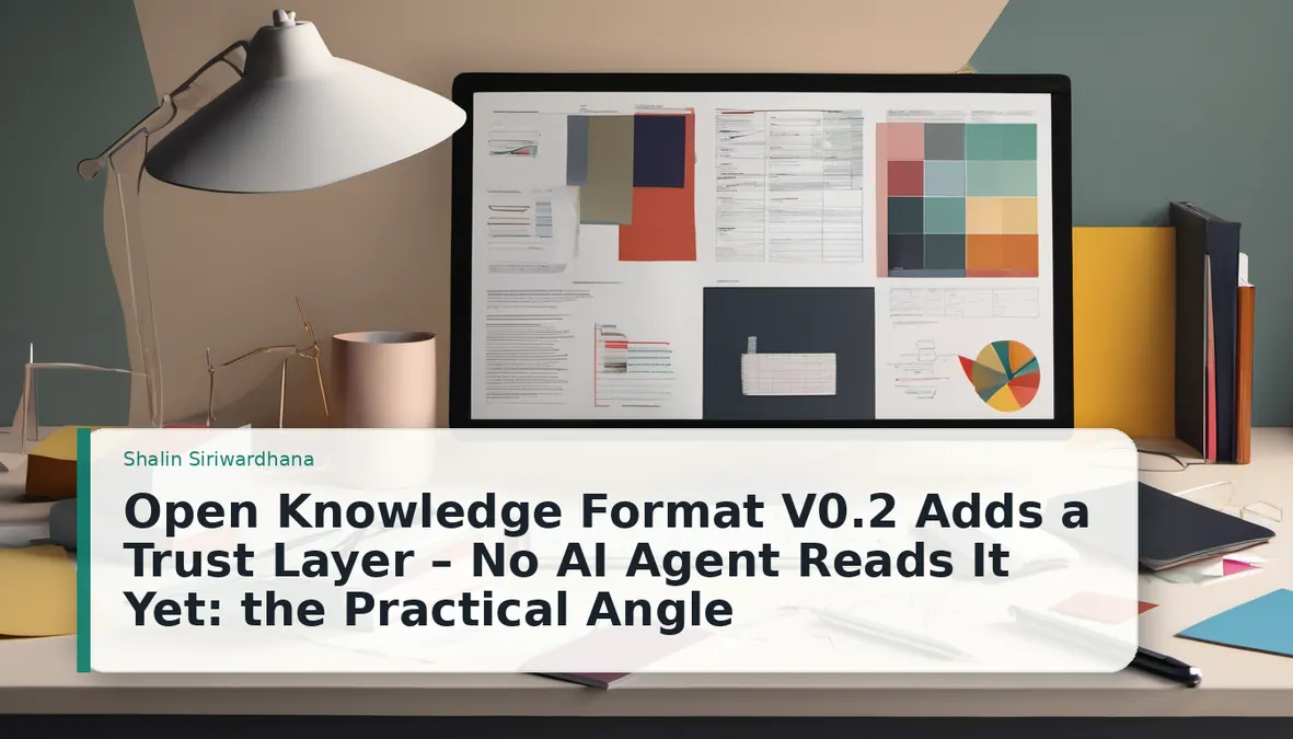 Open Knowledge Format V0.2 Adds a Trust Layer – No AI Agent Reads It Yet: the Practical Angle