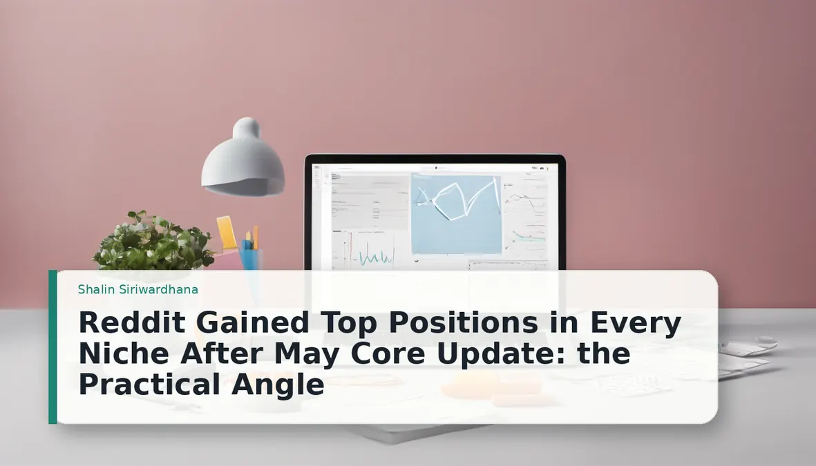 Reddit Gained Top Positions in Every Niche After May Core Update: the Practical Angle
