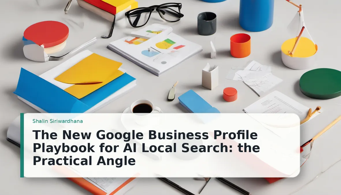 The New Google Business Profile Playbook for AI Local Search: the Practical Angle