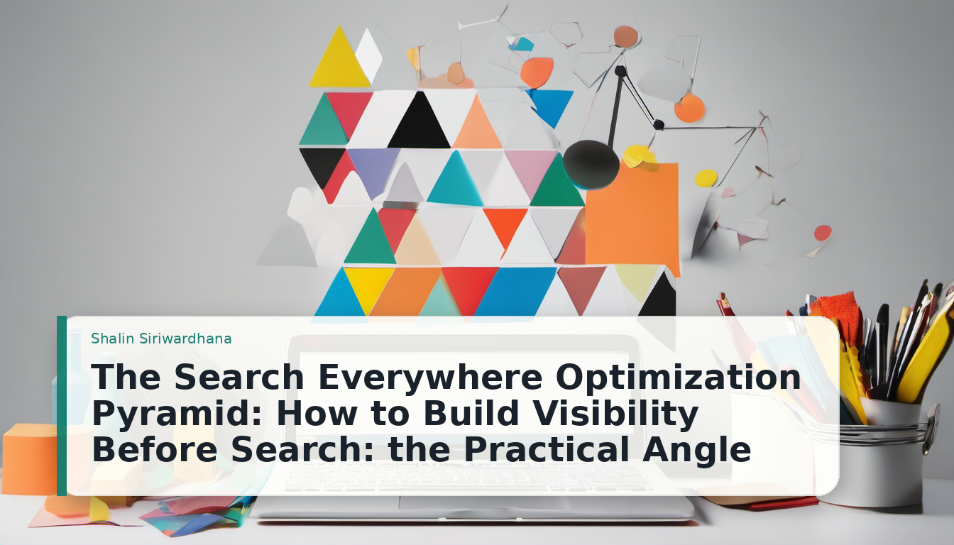 The Search Everywhere Optimization Pyramid: How to Build Visibility Before Search: the Practical Angle