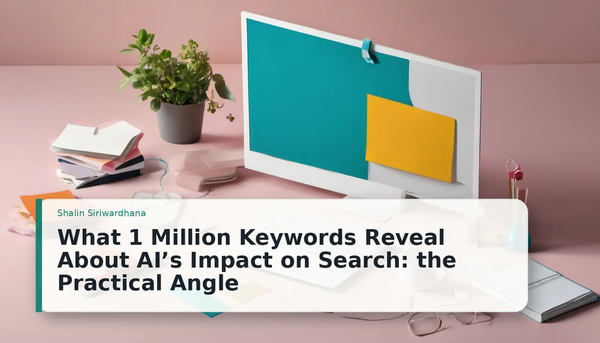 What 1 Million Keywords Reveal About AI’s Impact on Search: the Practical Angle
