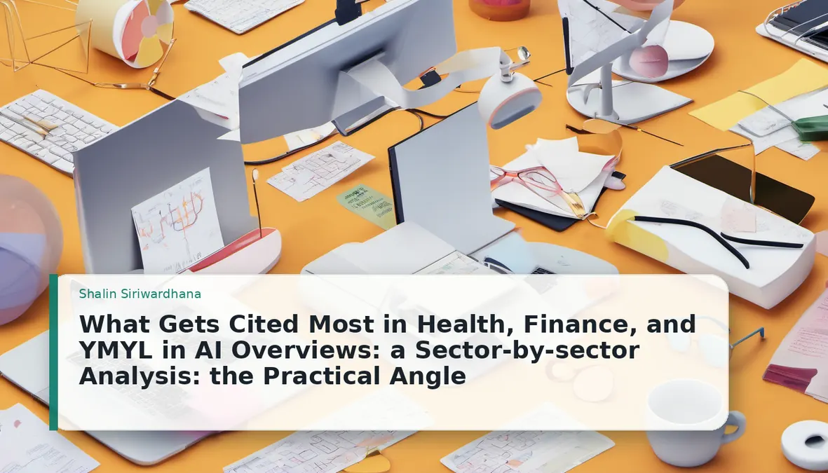 What Gets Cited Most in Health, Finance, and YMYL in AI Overviews: a Sector-by-sector Analysis: the Practical Angle