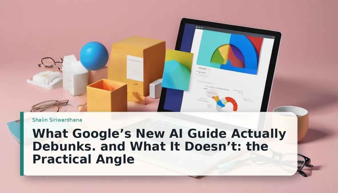 What Google’s New AI Guide Actually Debunks. and What It Doesn’t: the Practical Angle