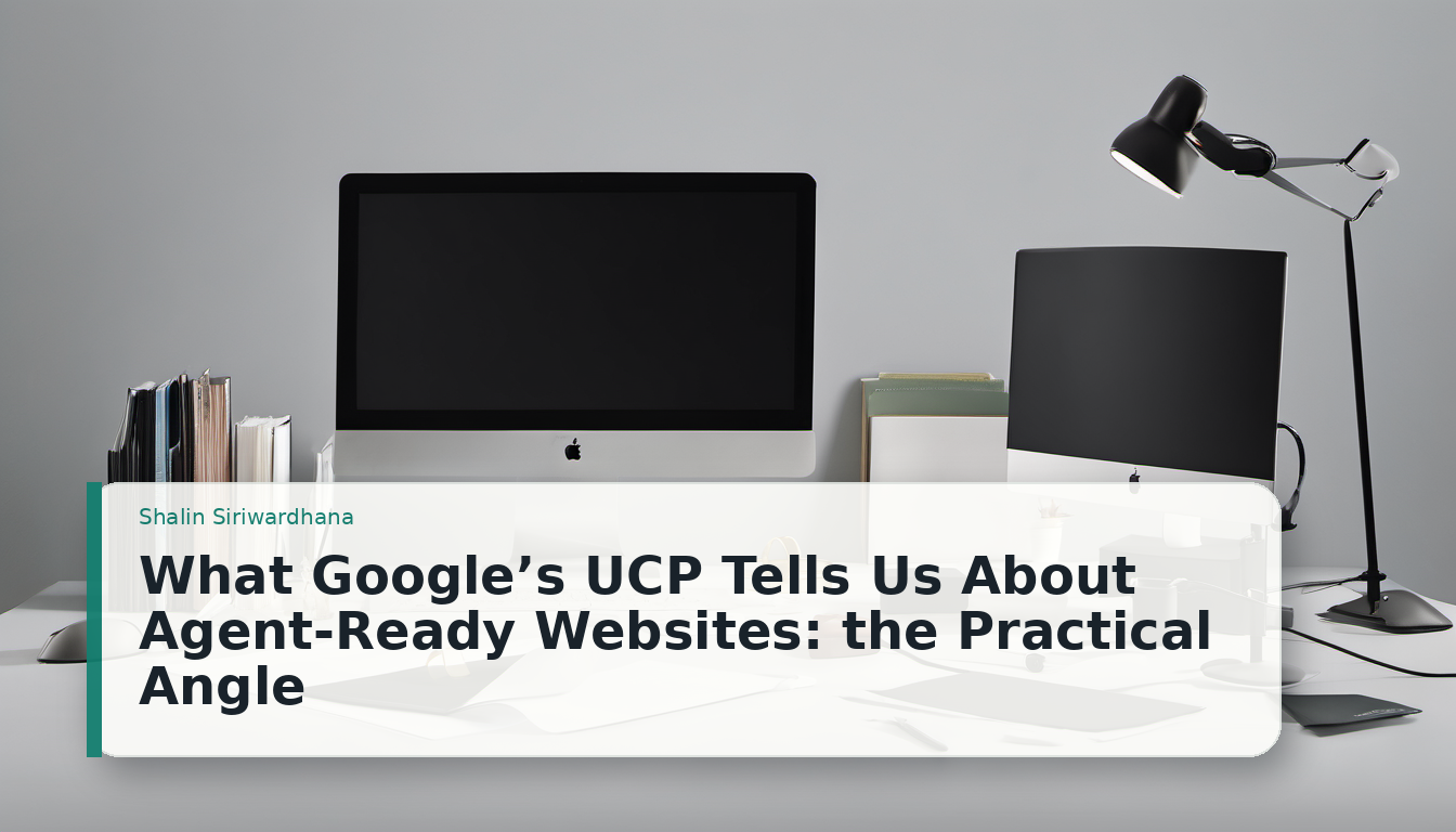 What Google’s UCP Tells Us About Agent-Ready Websites: the Practical Angle
