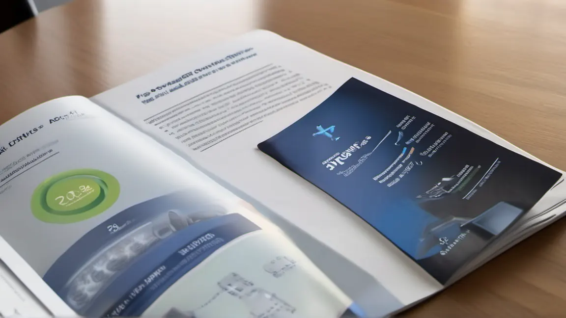 A close up of a printed company brochure resting on a table, while a smartphone screen next to it displays a confident AI response describing a completely different competitor's pricing and services.