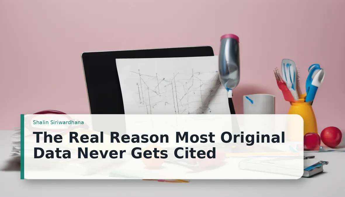 The Real Reason Most Original Data Never Gets Cited