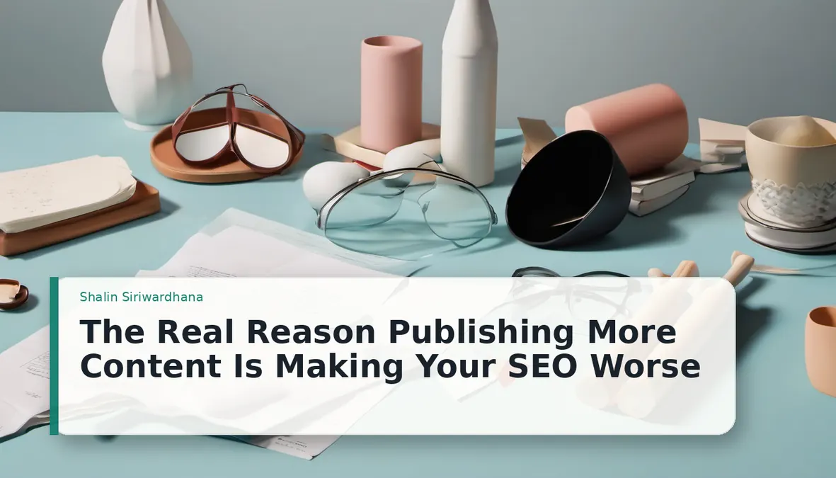 The Real Reason Publishing More Content Is Making Your SEO Worse