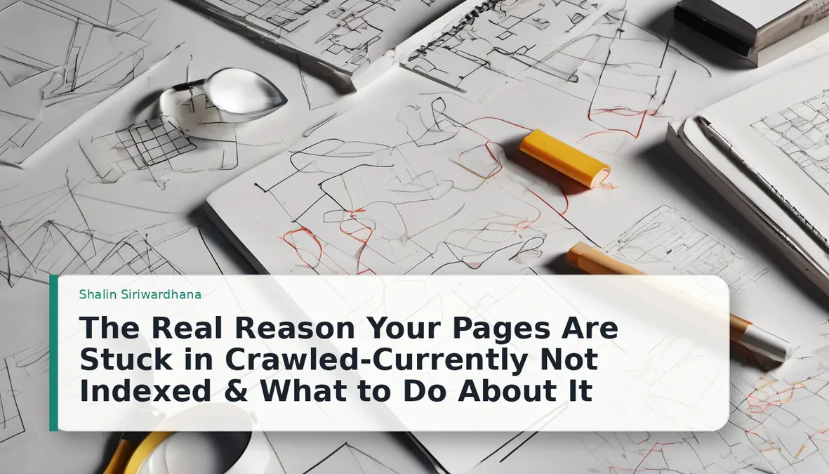 The Real Reason Your Pages Are Stuck in Crawled-Currently Not Indexed & What to Do About It