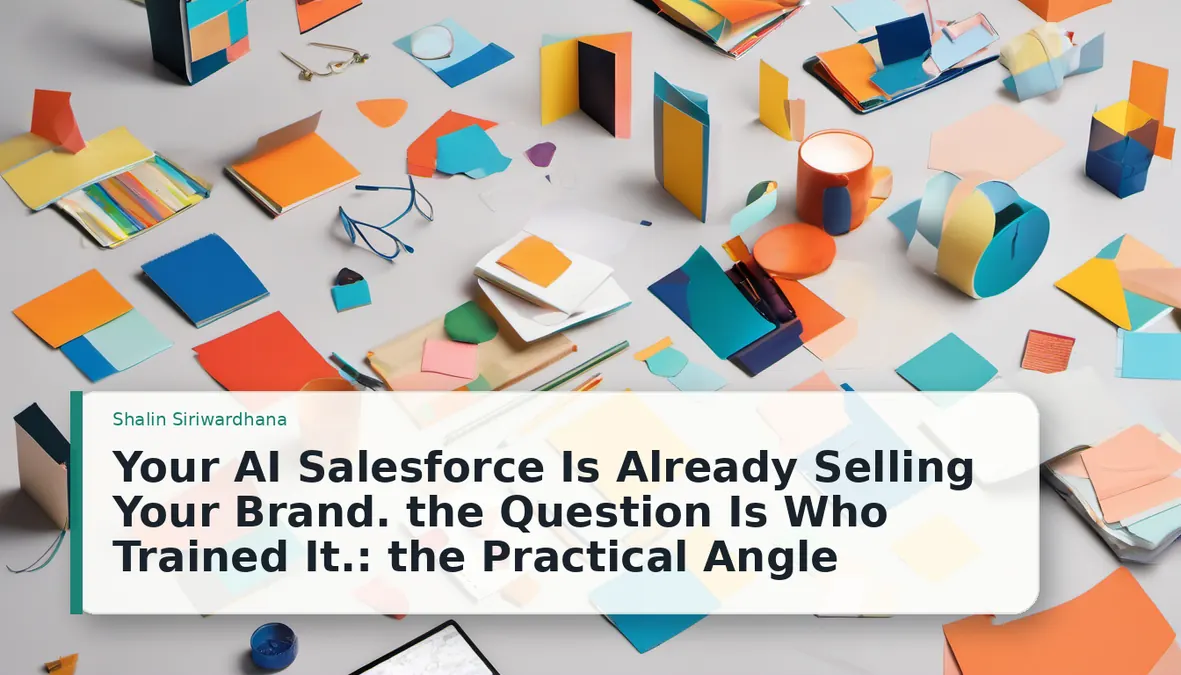 Your AI Salesforce Is Already Selling Your Brand. the Question Is Who Trained It.: the Practical Angle