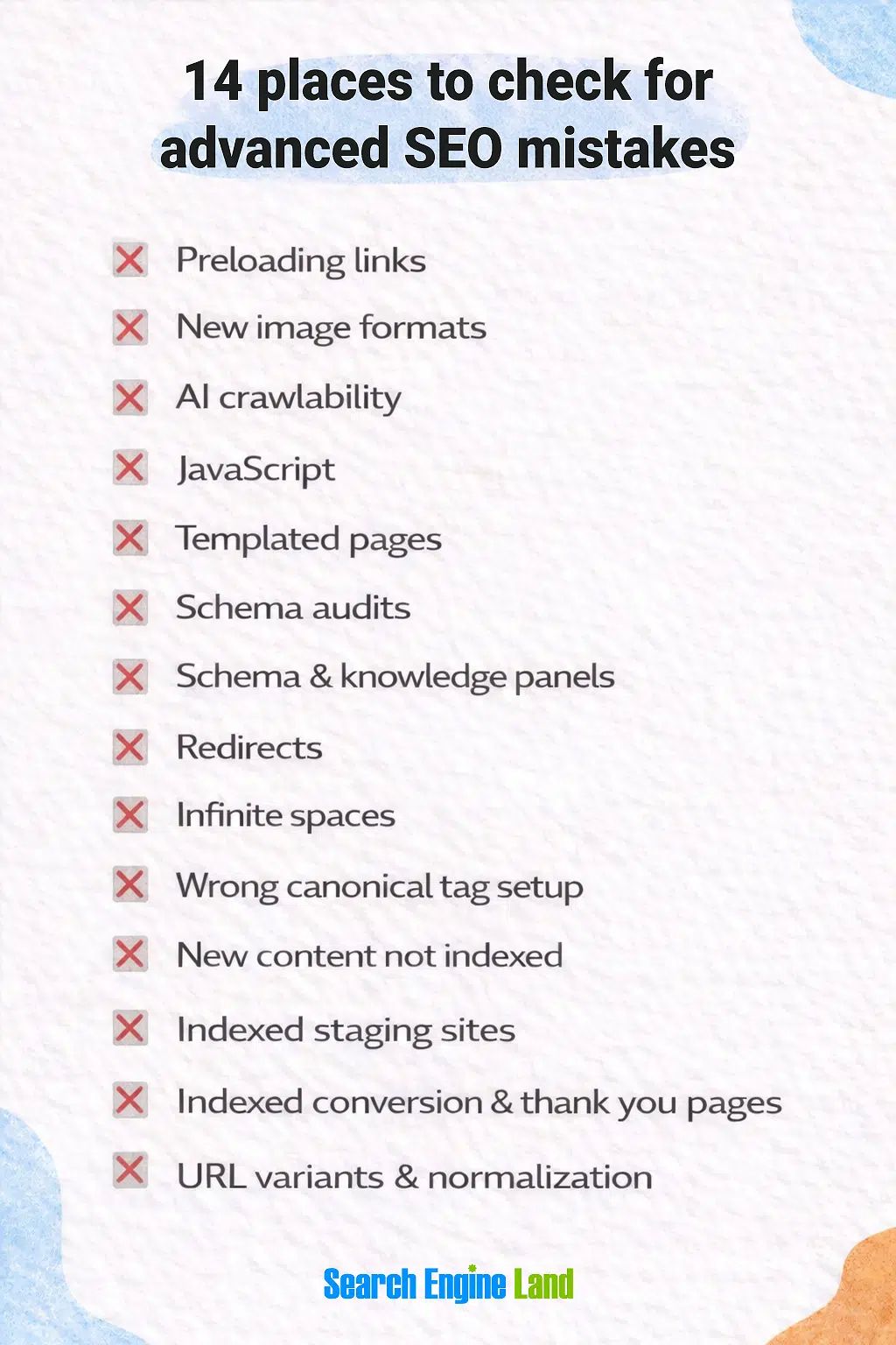 Technical Seo Mistakes