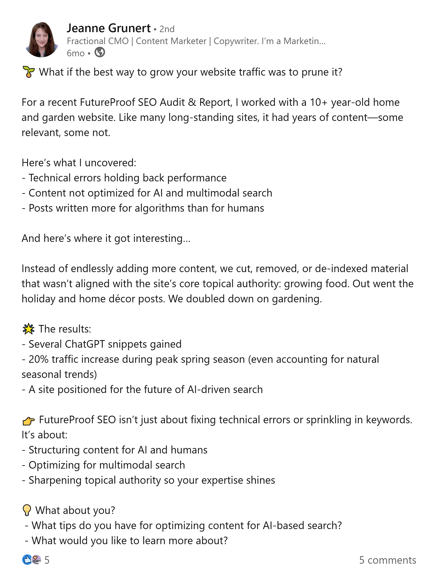 linkedin jeanne grunert