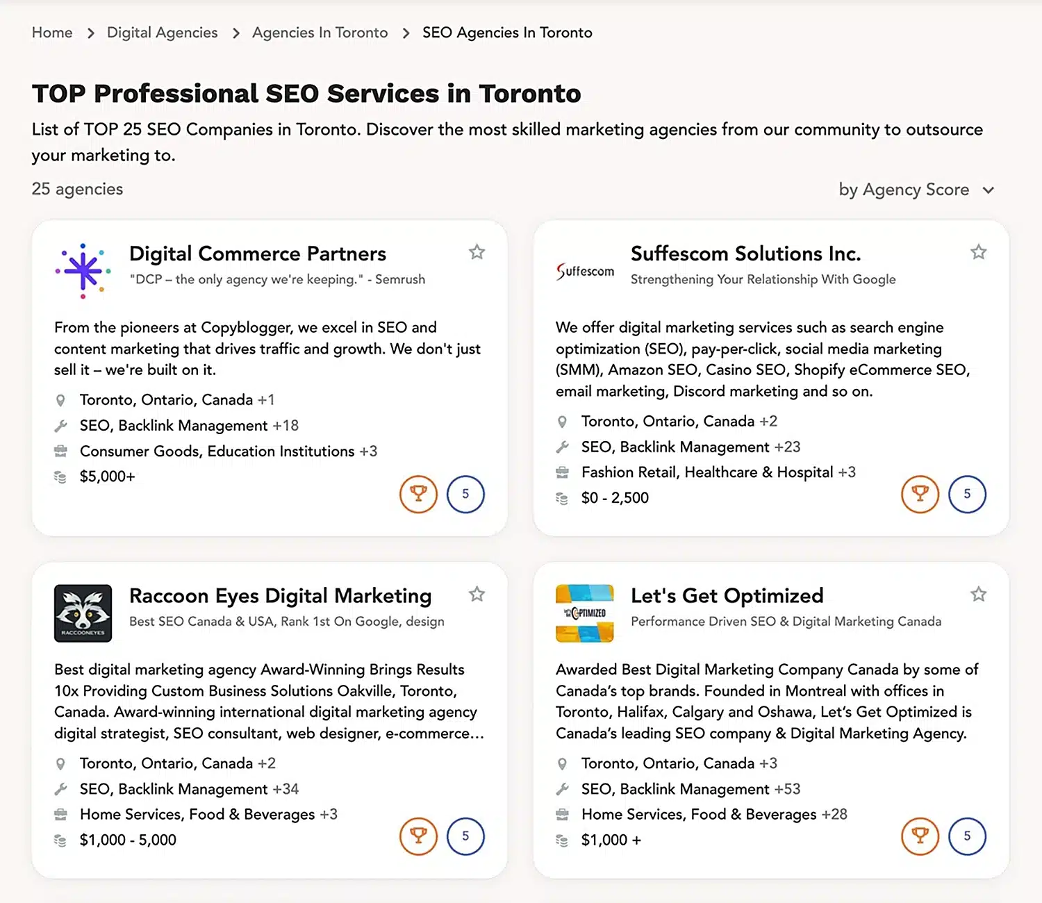 best seo companies in toronto