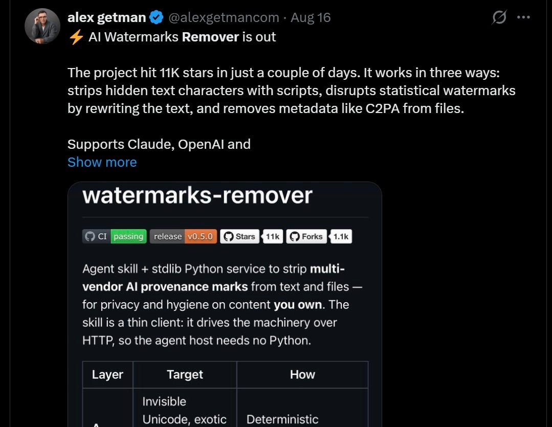 AI watermarks remover