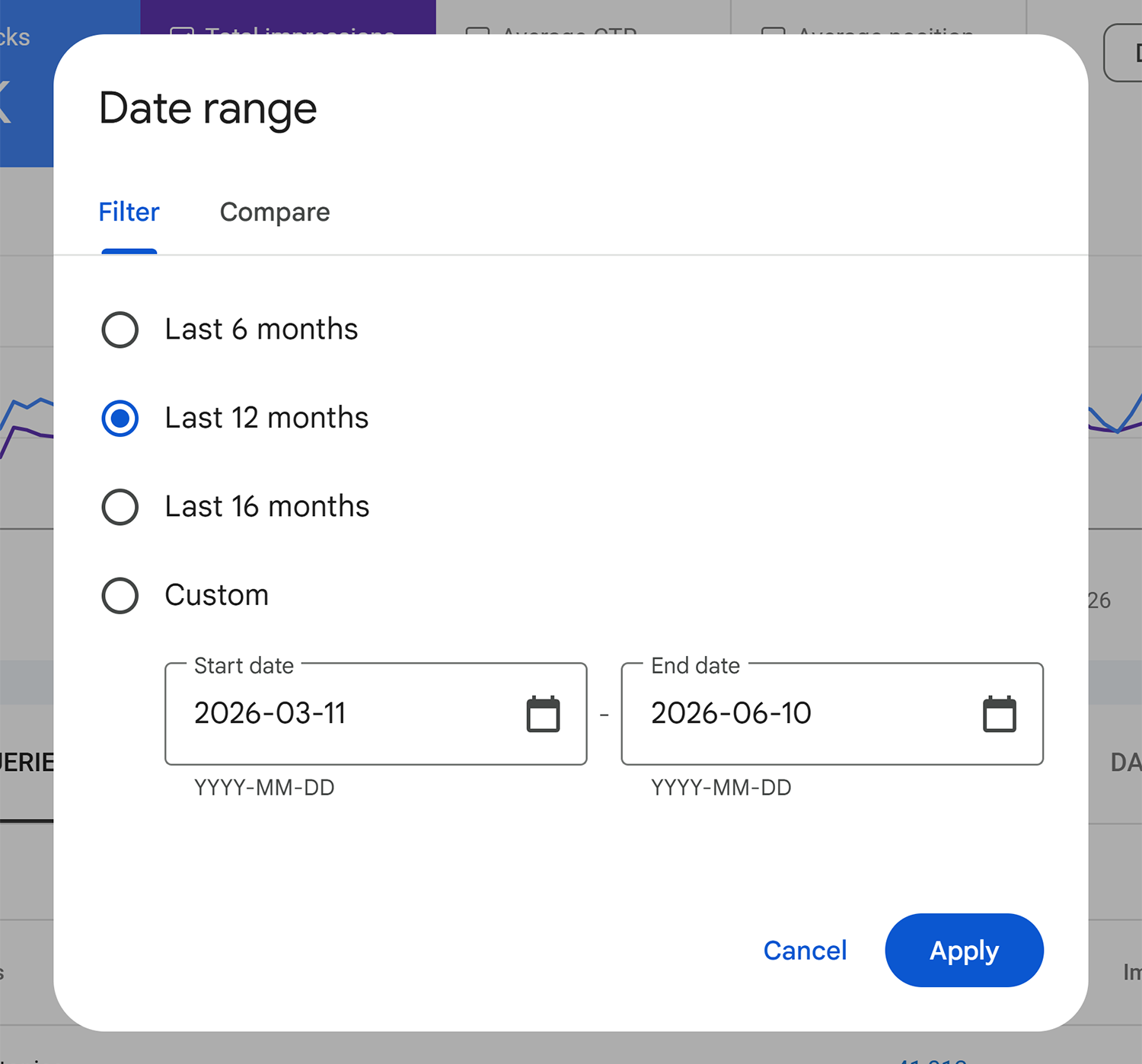 gsc set date range