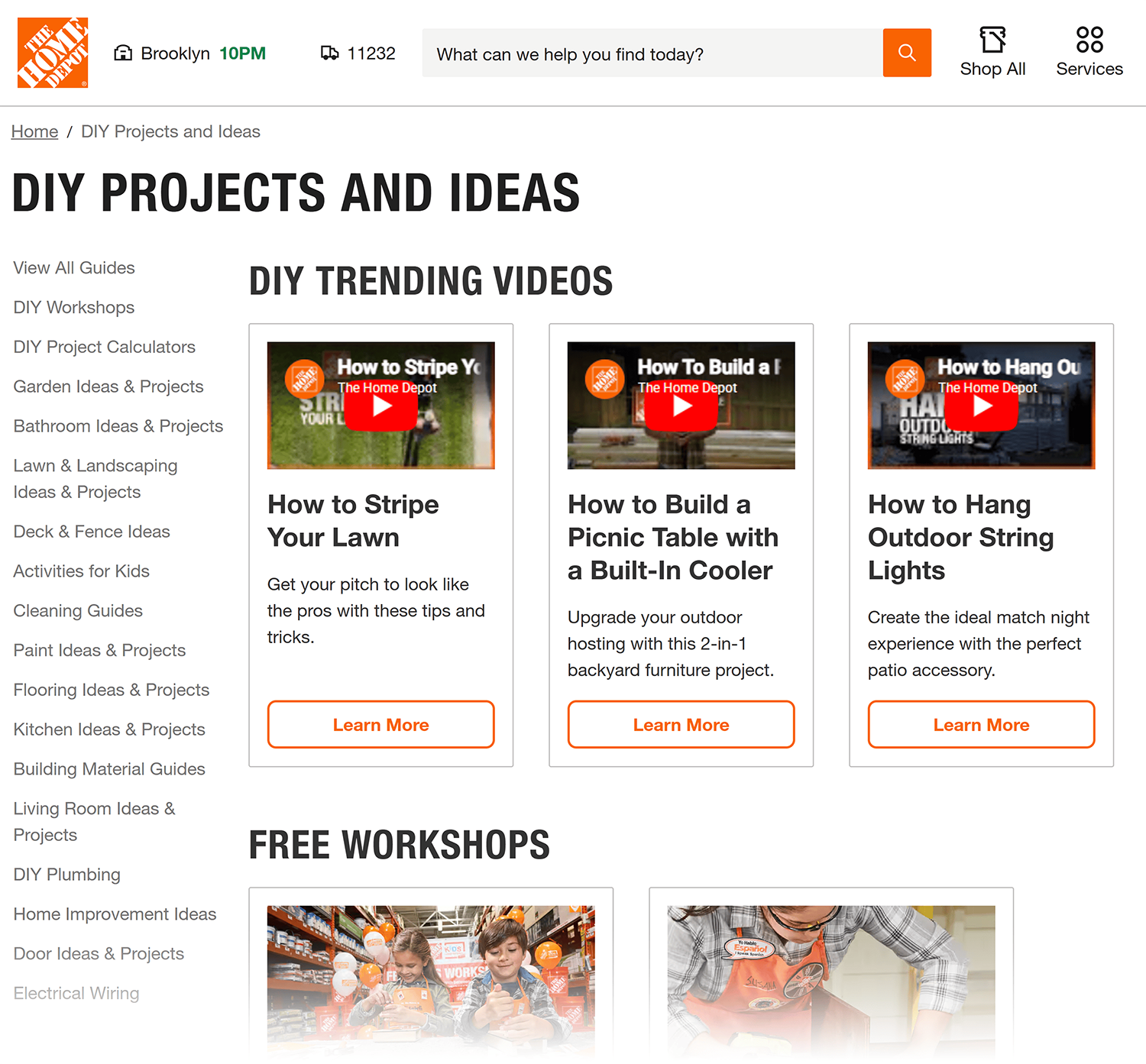 homedepot projects ideas 1