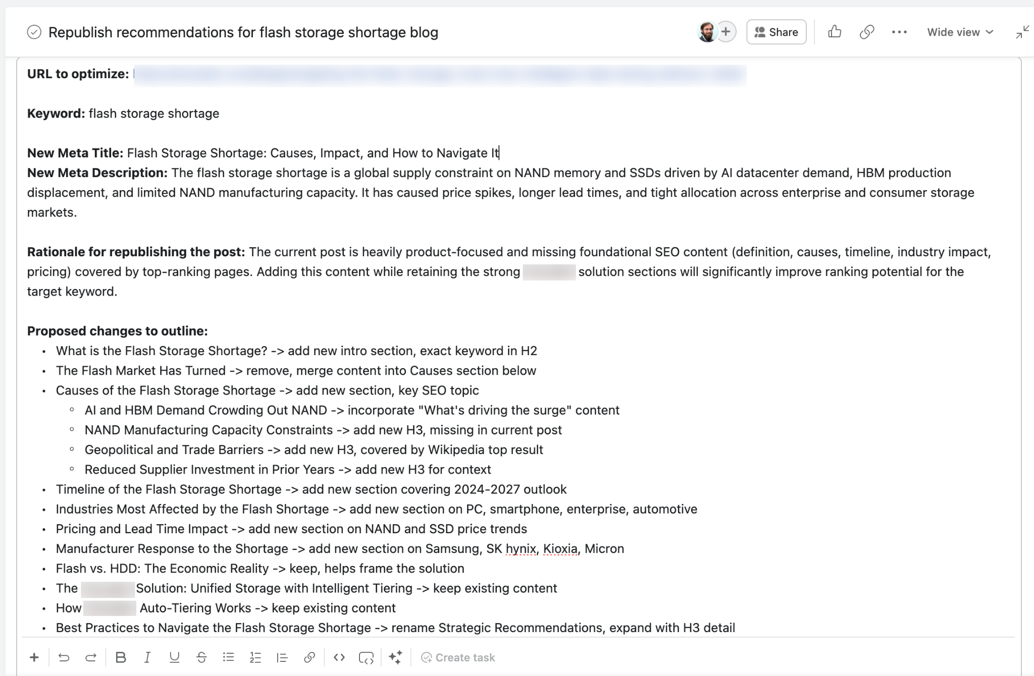 Page audit agent