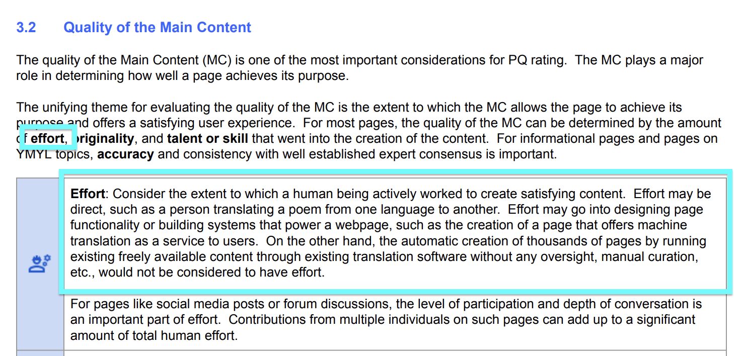 IMAGE 2 quality rater guidelines effort 1